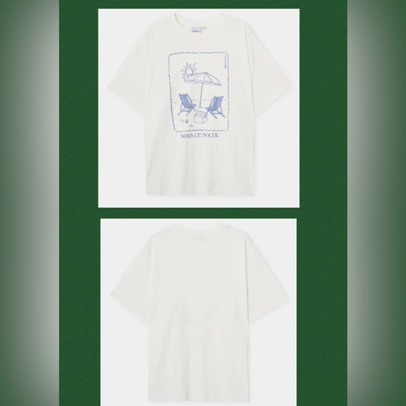 GHANDA White Graphic T-Shirt - Picture 5 of 7